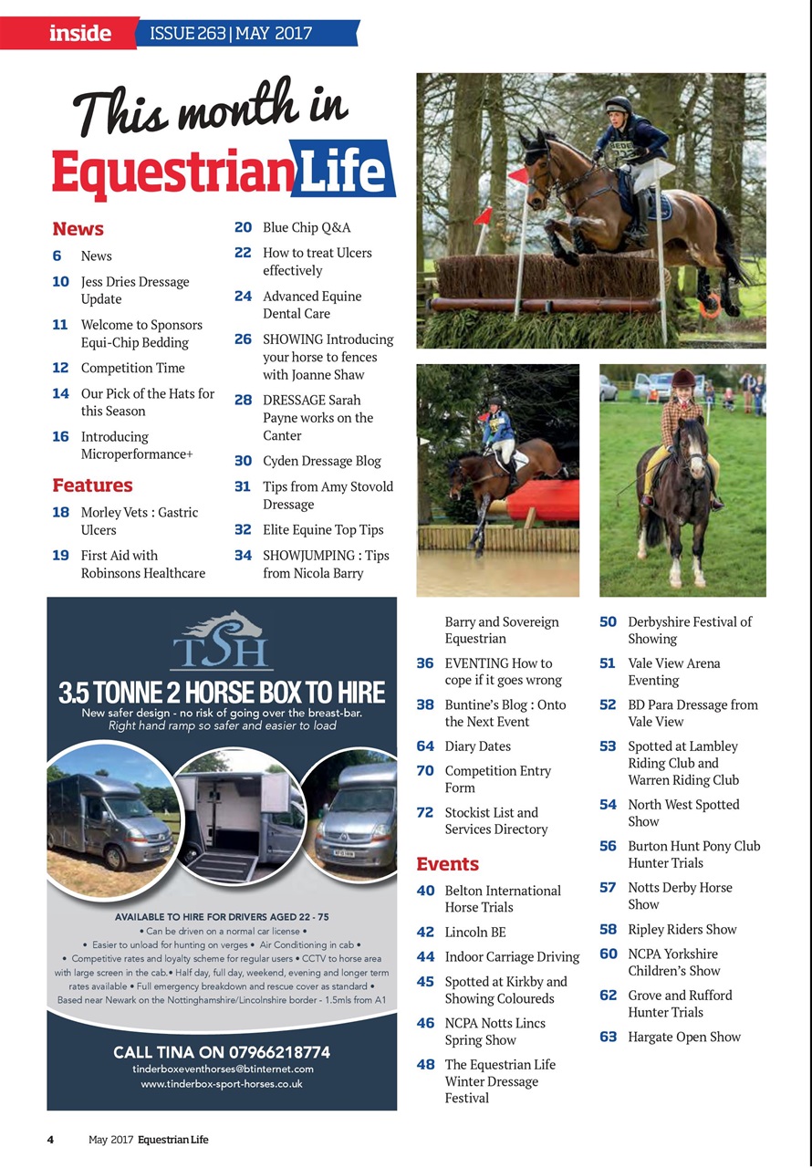 Equestrian Life Magazine Preview Pages