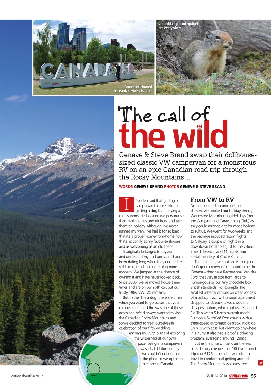 Campervan Preview Pages