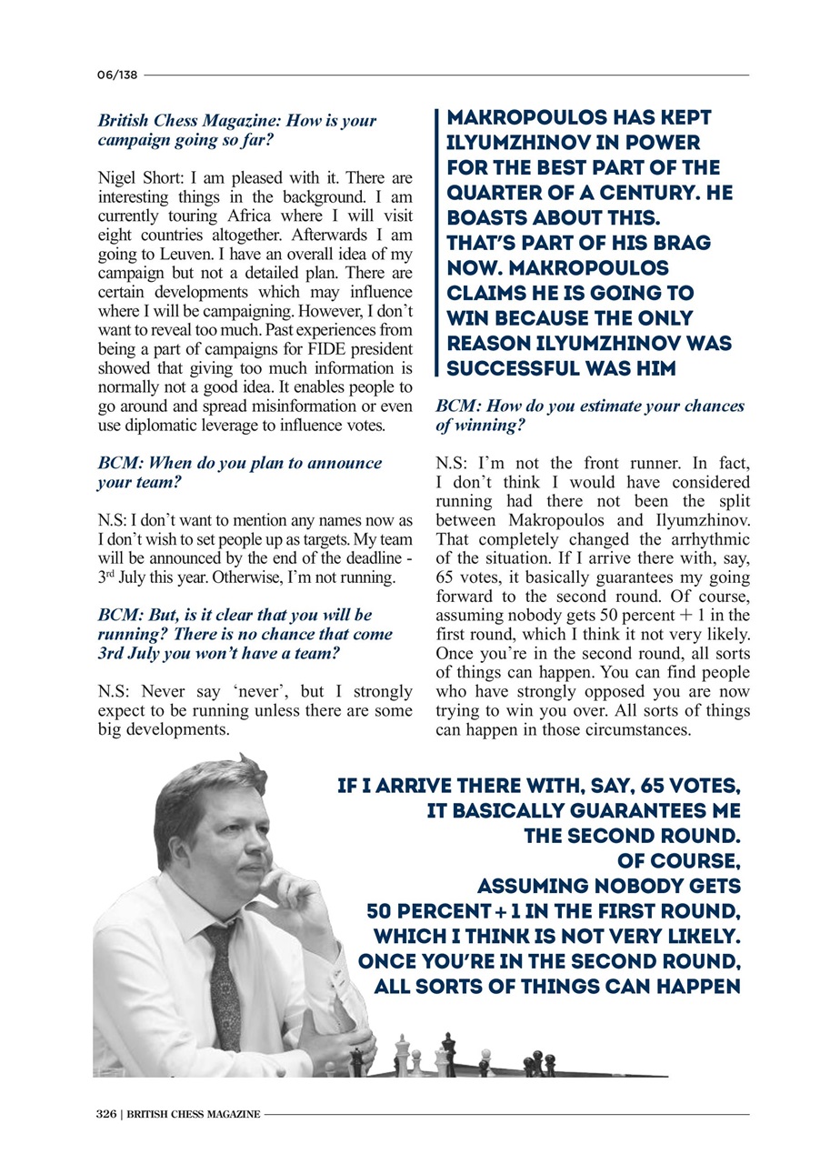 British Chess Magazine Preview Pages