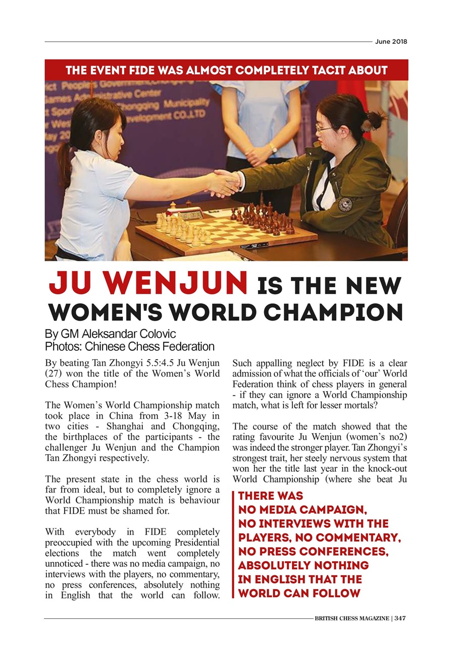 British Chess Magazine Preview Pages