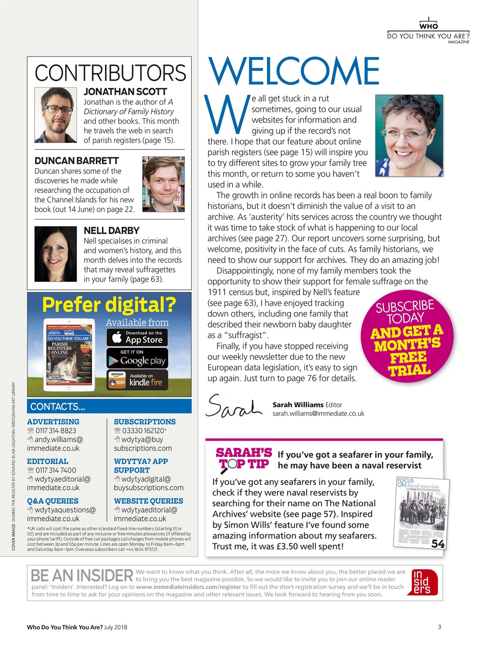 Who Do You Think You Are? Preview Pages