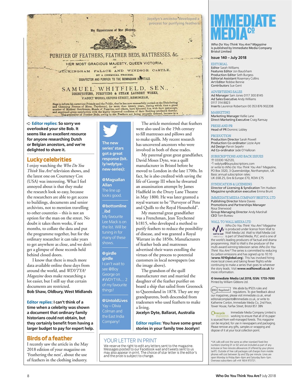 Who Do You Think You Are? Preview Pages