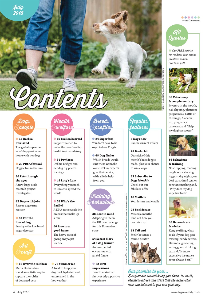 Dogs Monthly Preview Pages