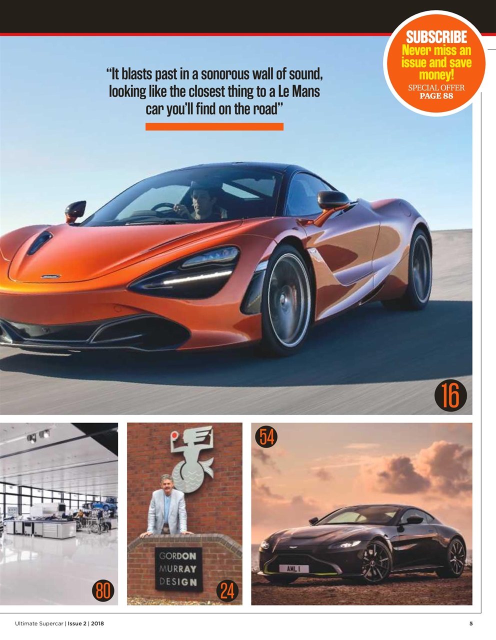 Ultimate Supercar Preview Pages