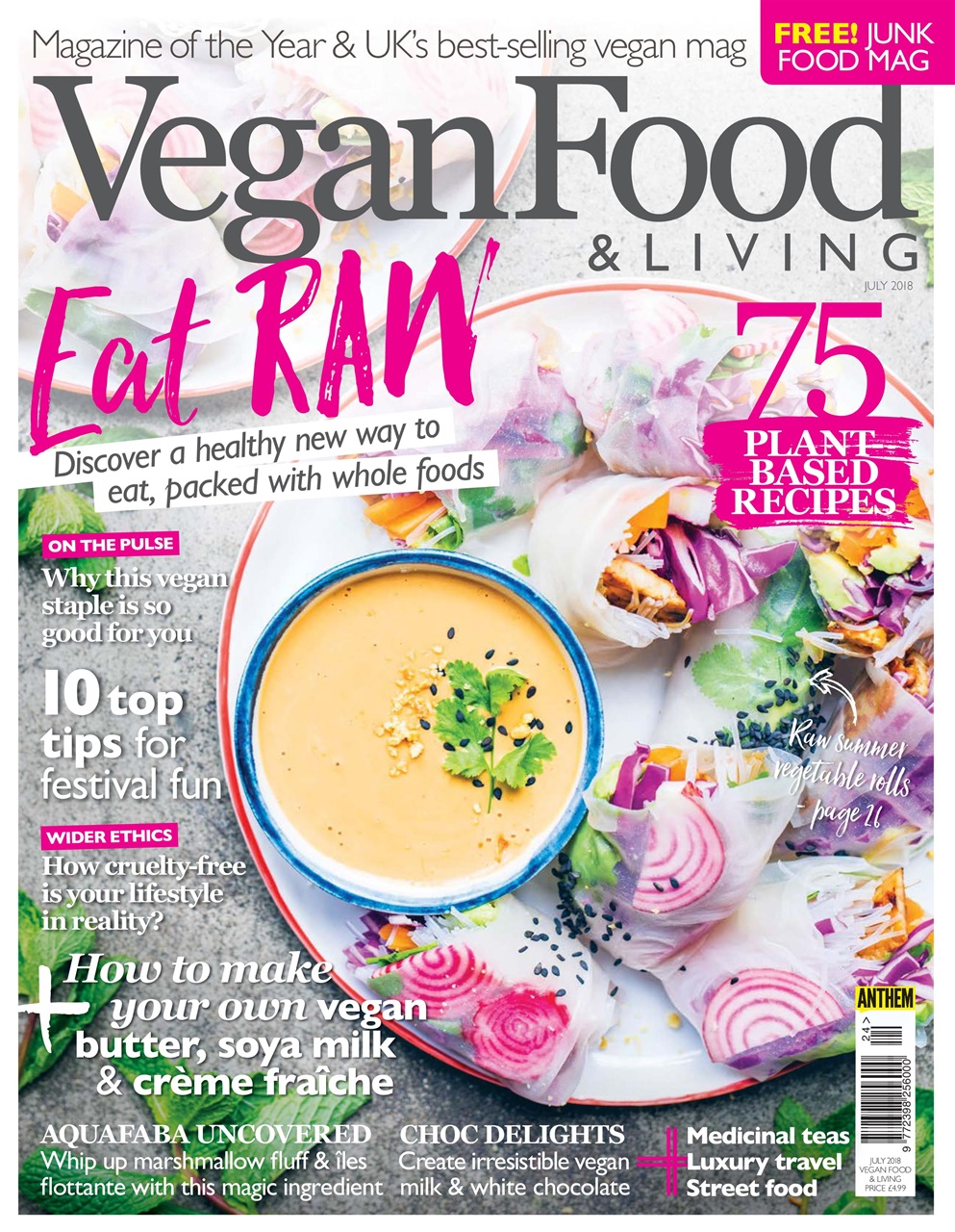 Vegan Food & Living Magazine Preview Pages