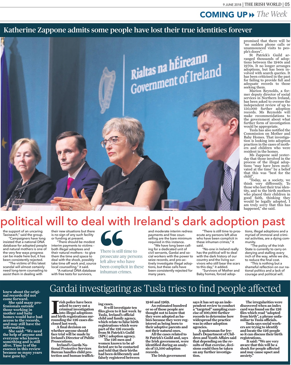 Irish World Preview Pages