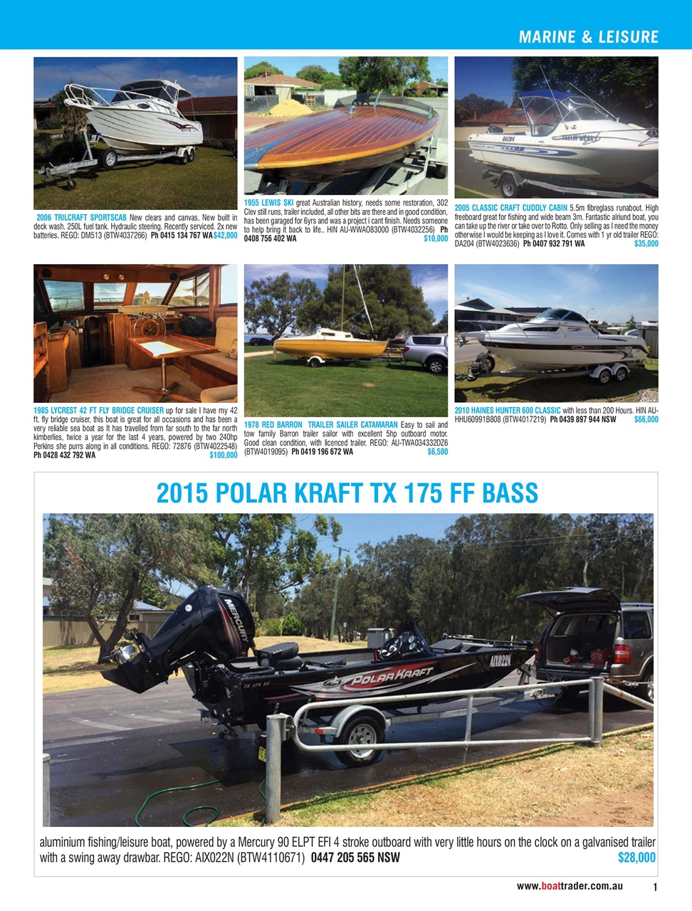 Boat Trader Australia Preview Pages