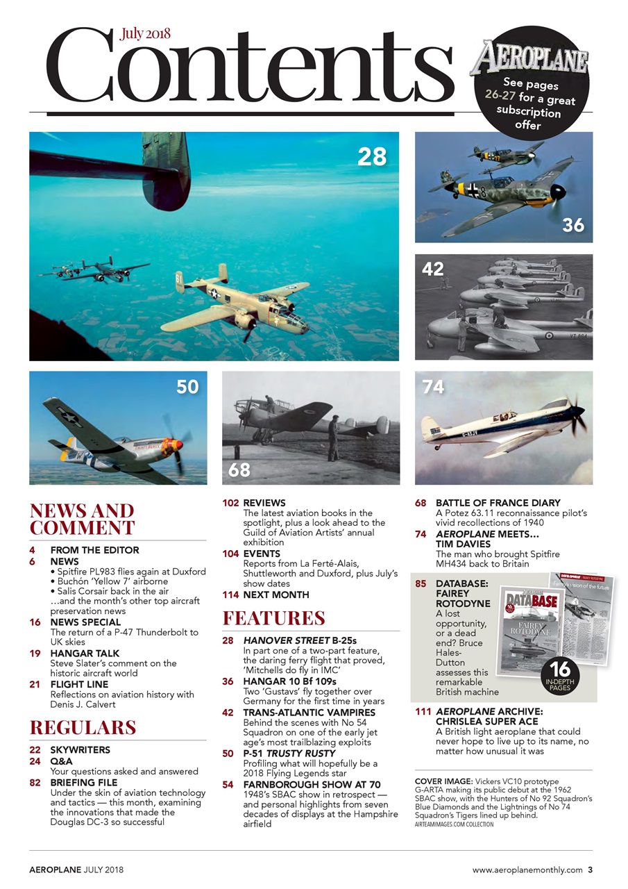 Aeroplane Preview Pages