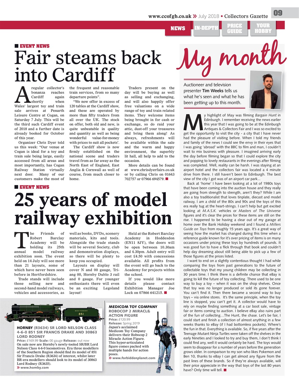 Collectors Gazette Preview Pages
