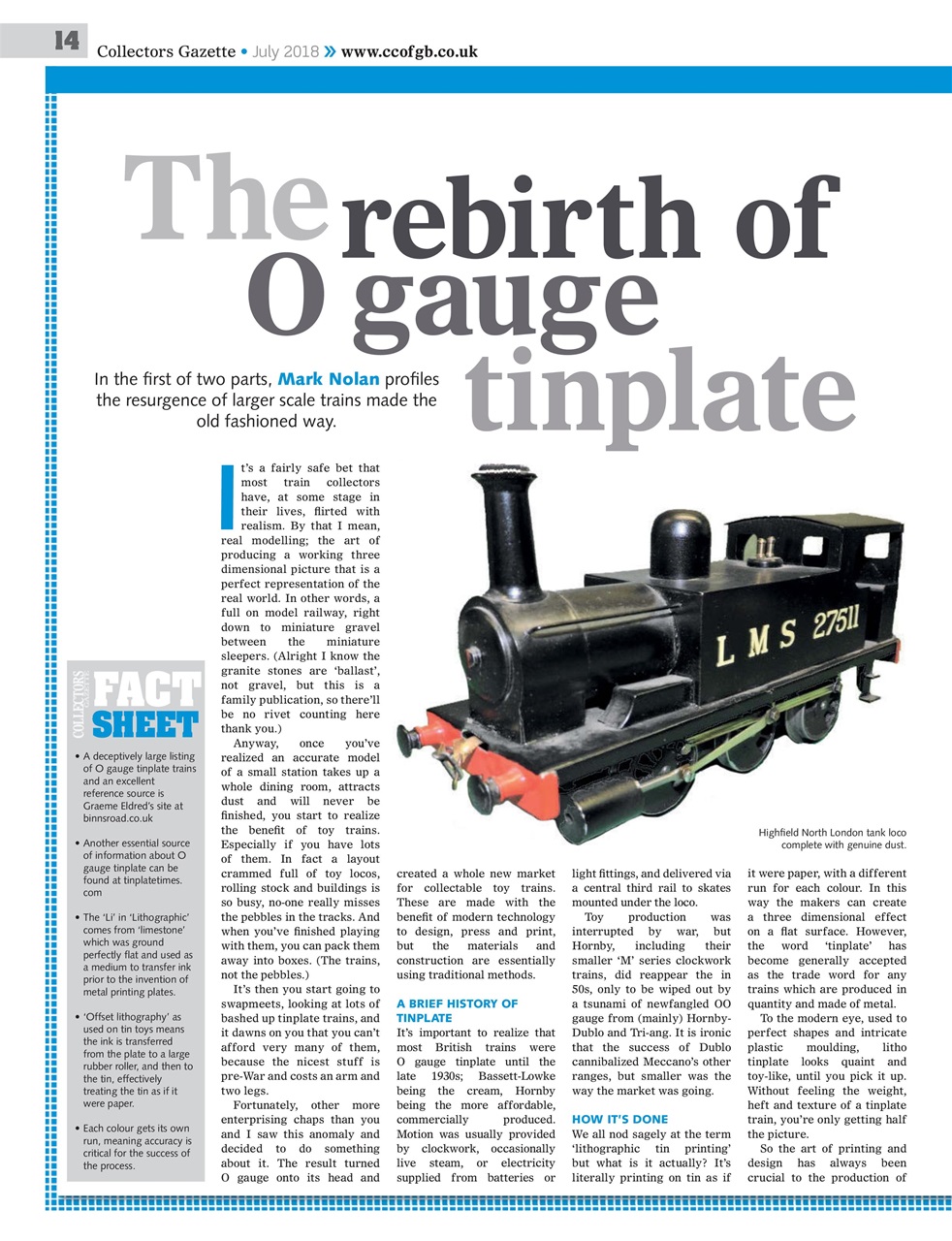 Collectors Gazette Preview Pages