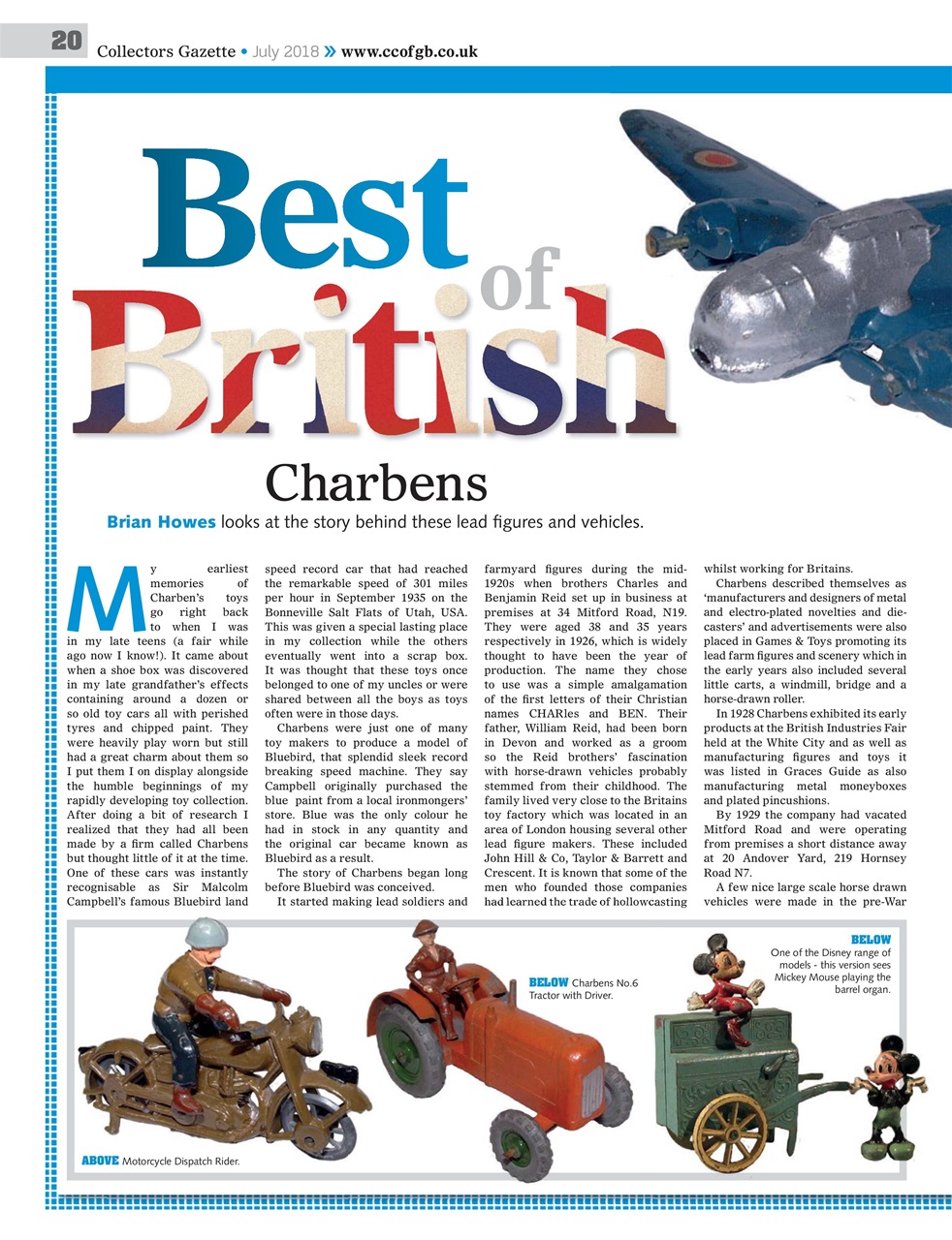 Collectors Gazette Preview Pages