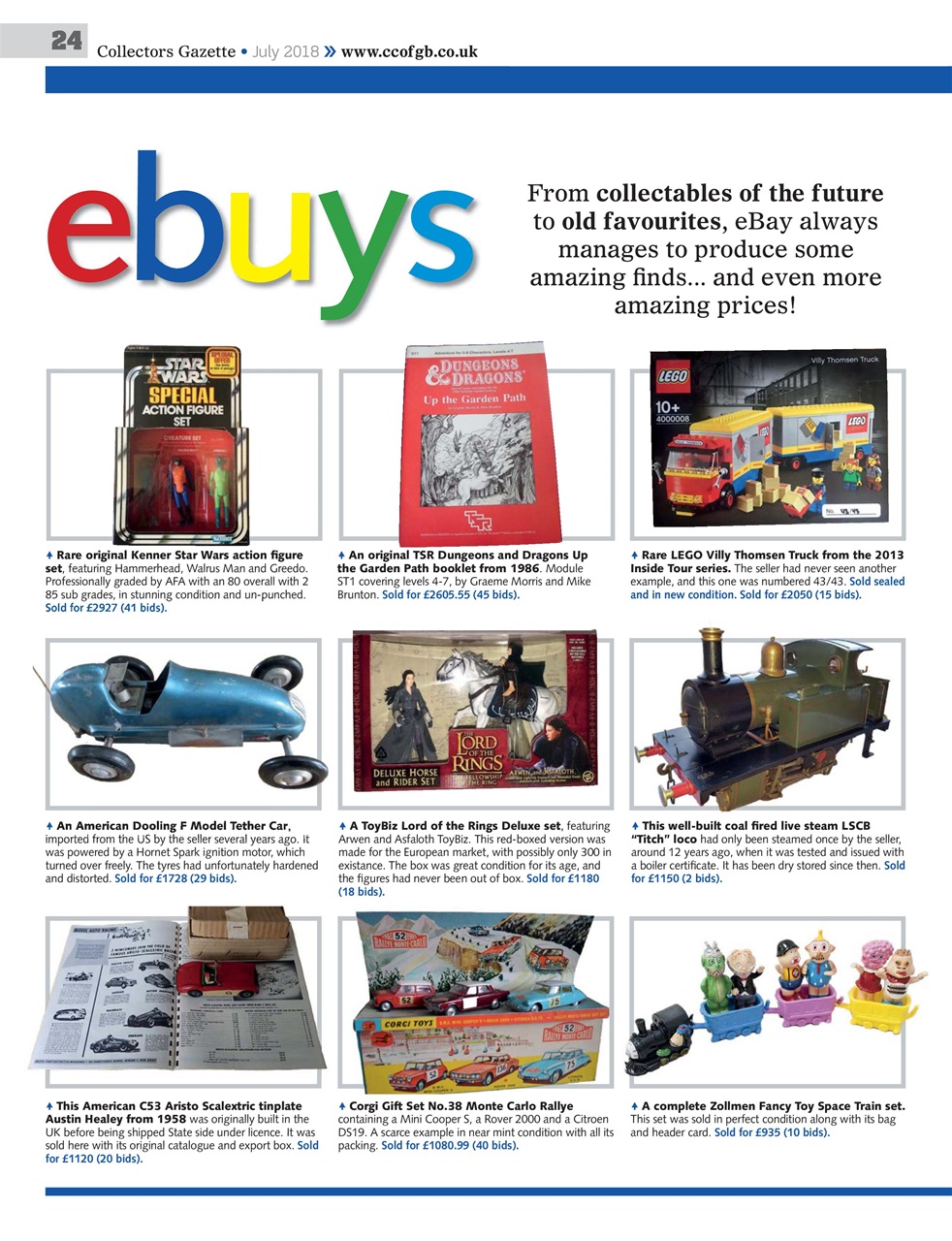Collectors Gazette Preview Pages