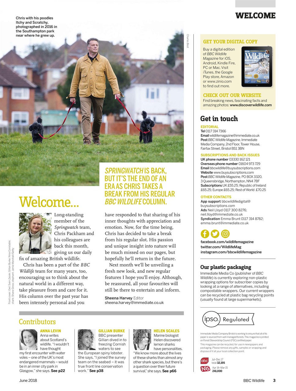 BBC Wildlife Magazine Preview Pages