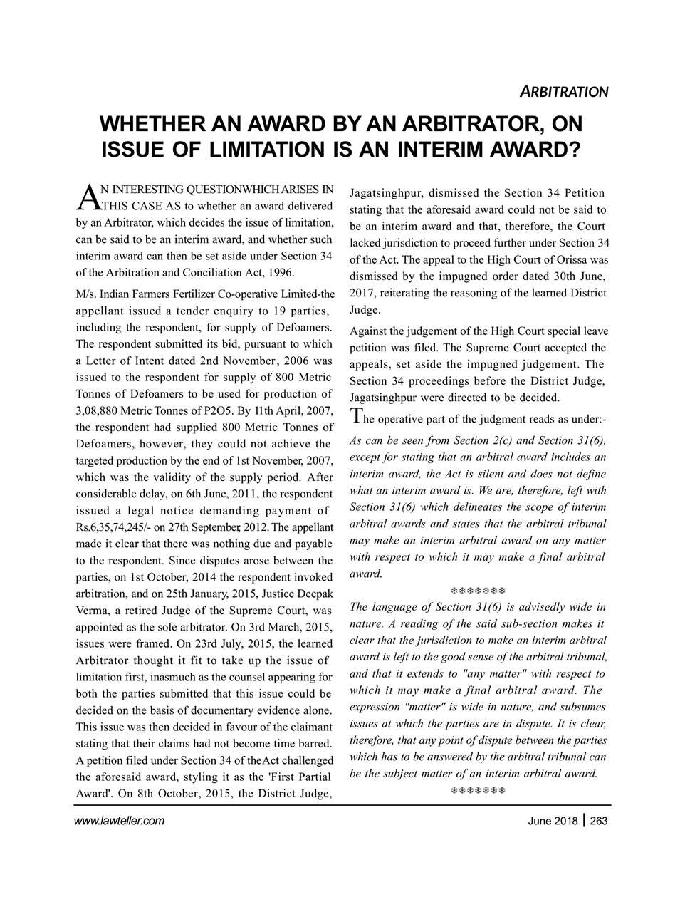 Lawteller – A Legal Awareness Magazine Preview Pages