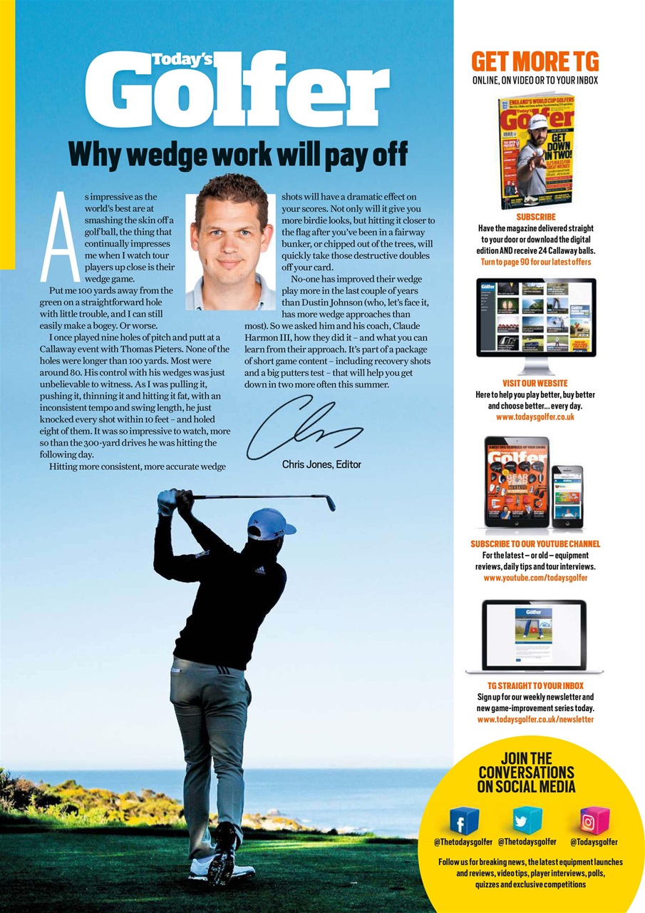 Today's Golfer Preview Pages