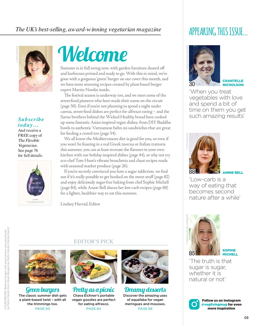 Vegetarian Living Preview Pages
