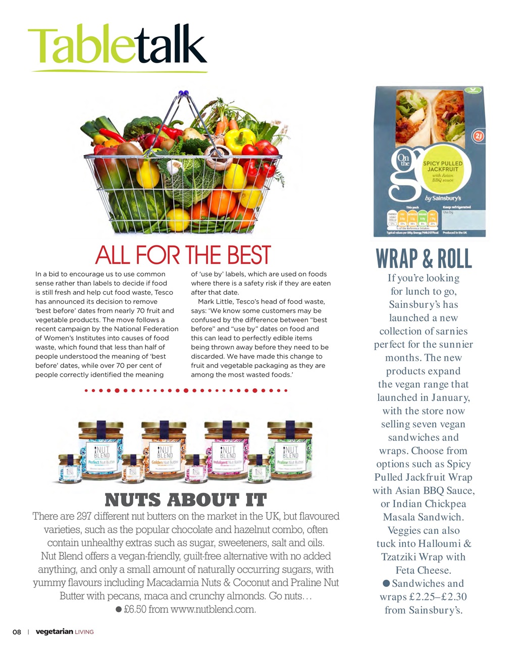 Vegetarian Living Preview Pages