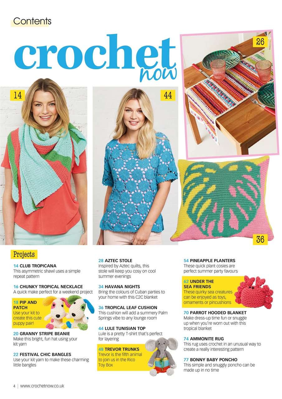 Crochet Now Magazine Preview Pages