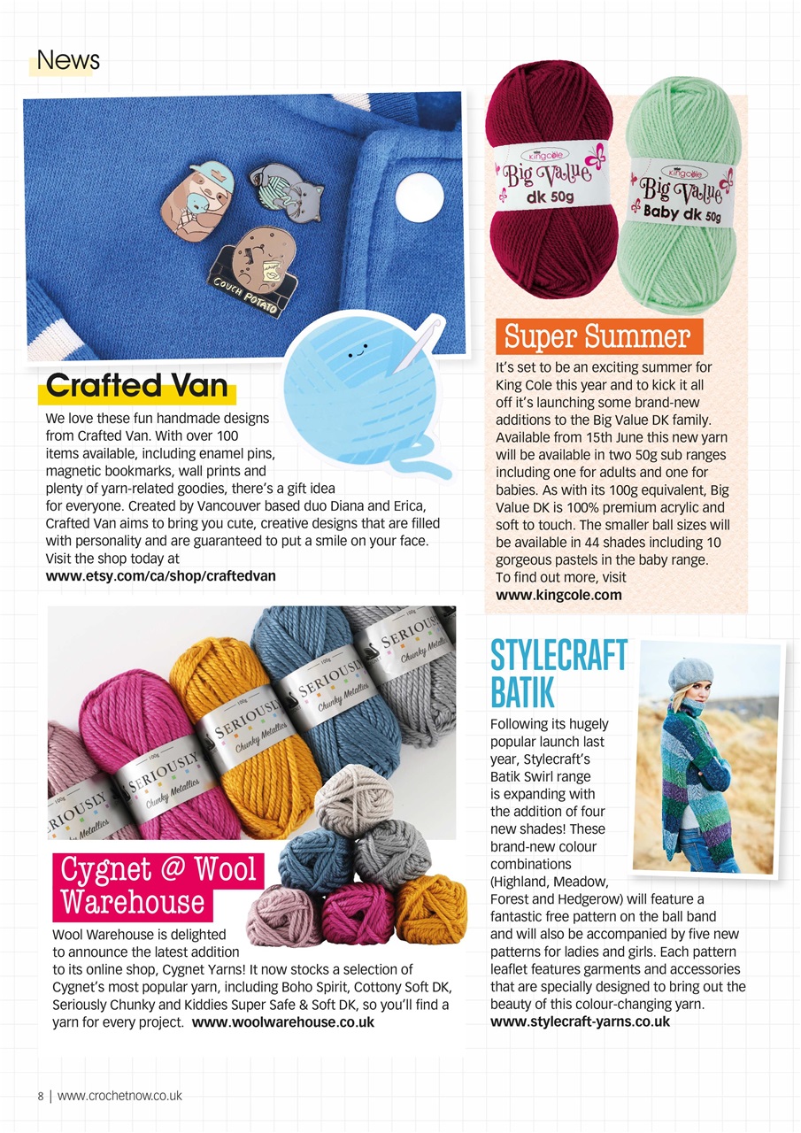 Crochet Now Magazine Preview Pages