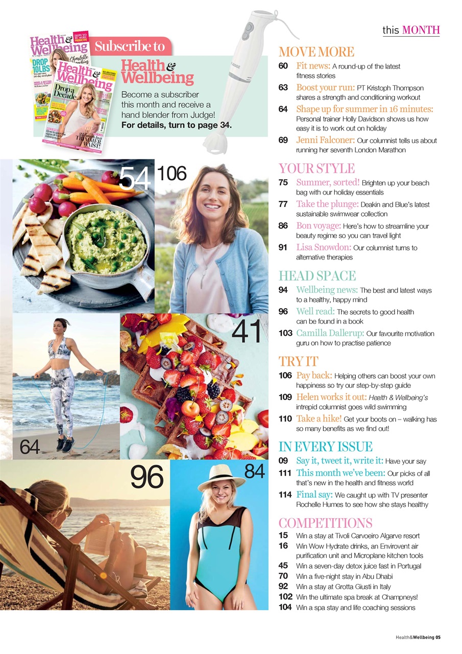 Health & Wellbeing Preview Pages