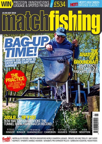 Match Fishing issue July 2018