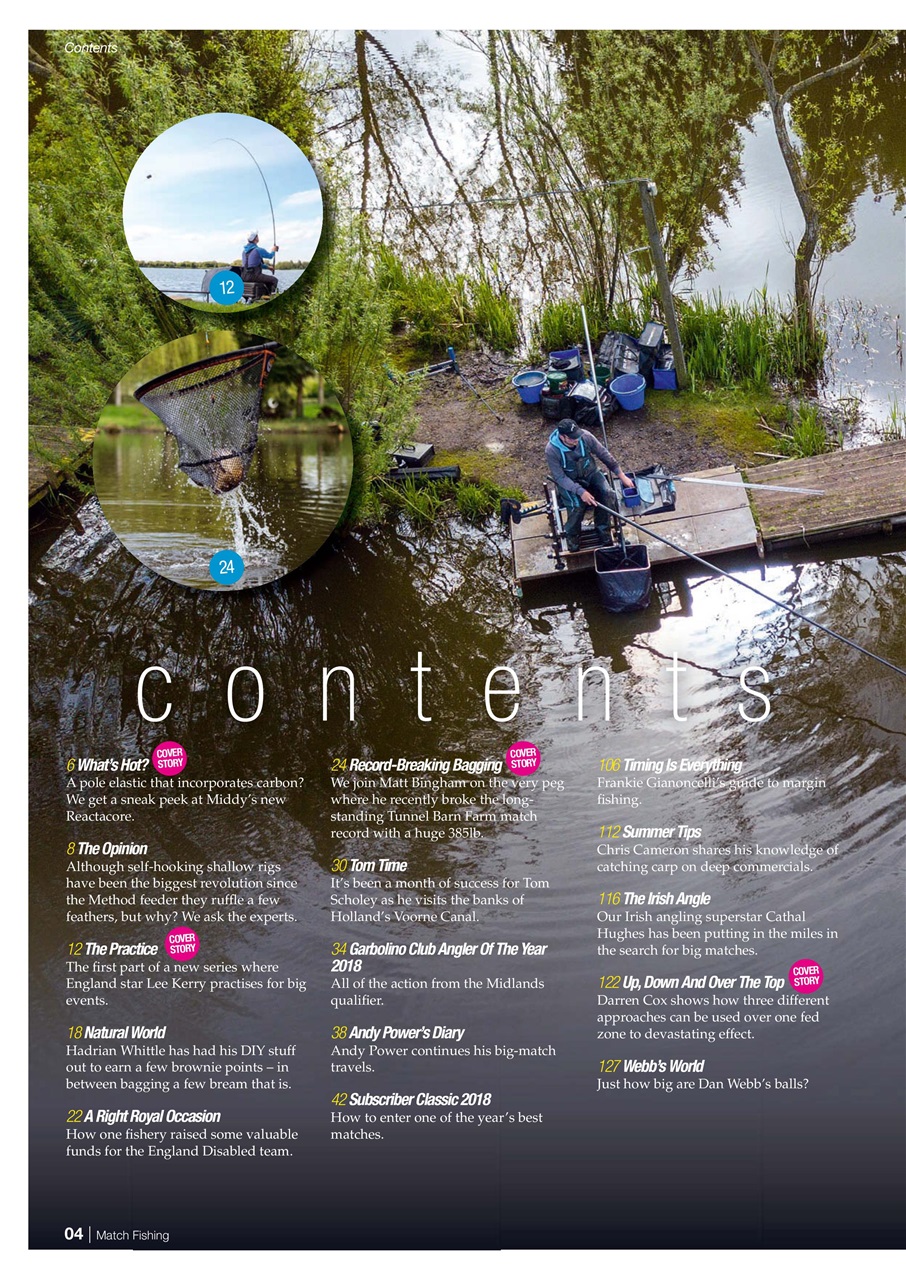 Match Fishing Preview Pages