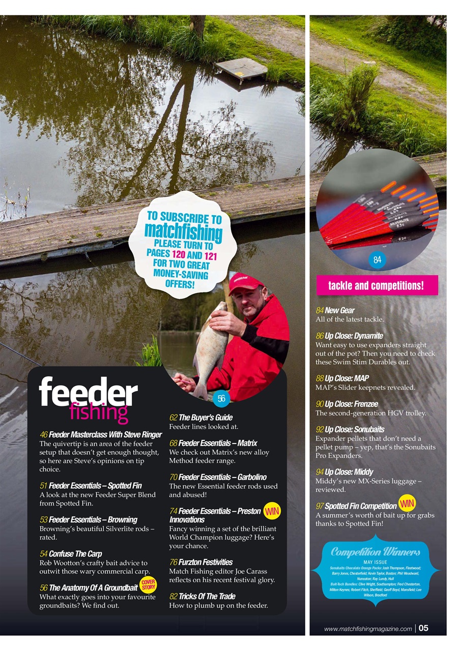 Match Fishing Preview Pages