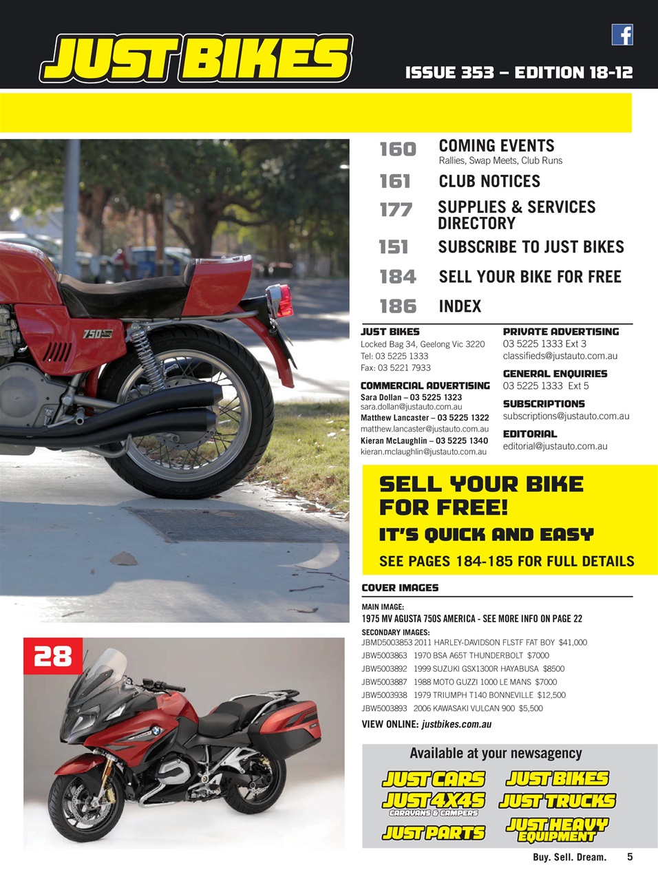 JUST BIKES Preview Pages