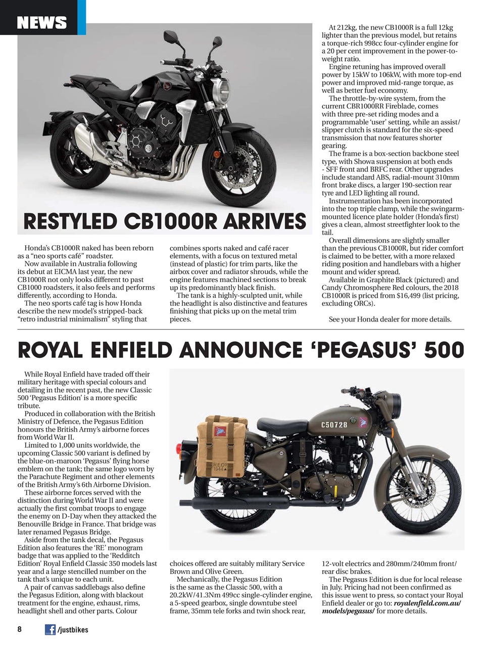 JUST BIKES Preview Pages