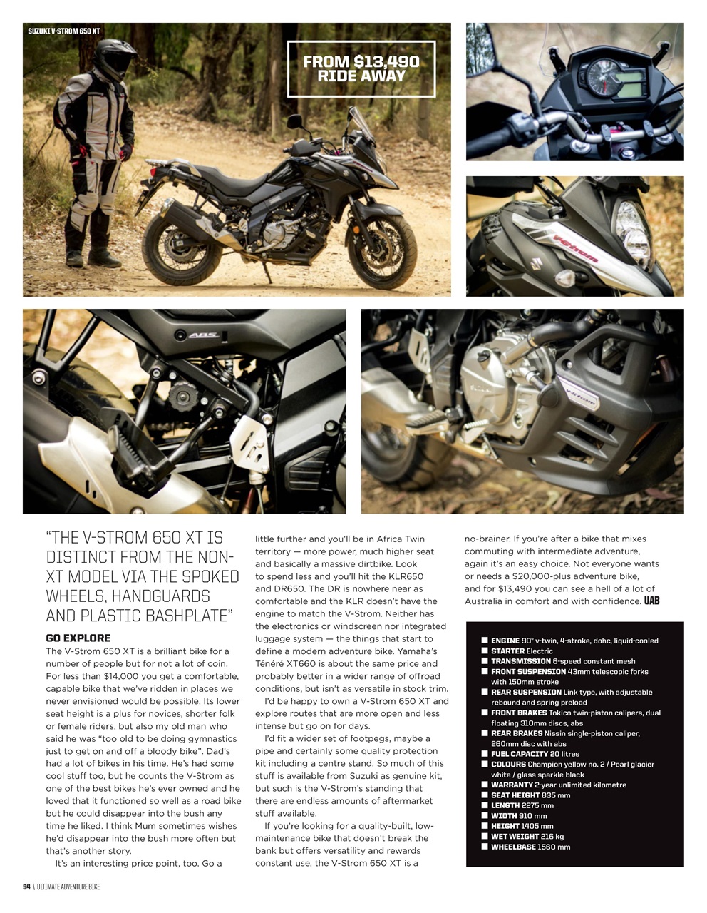 Australian Adventure Bike Preview Pages