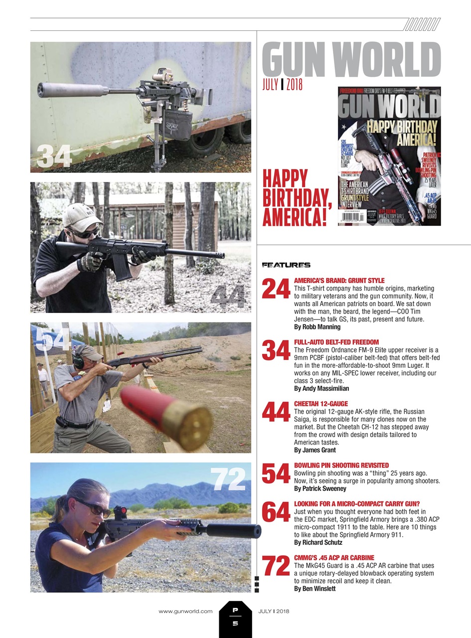 Gun World Preview Pages