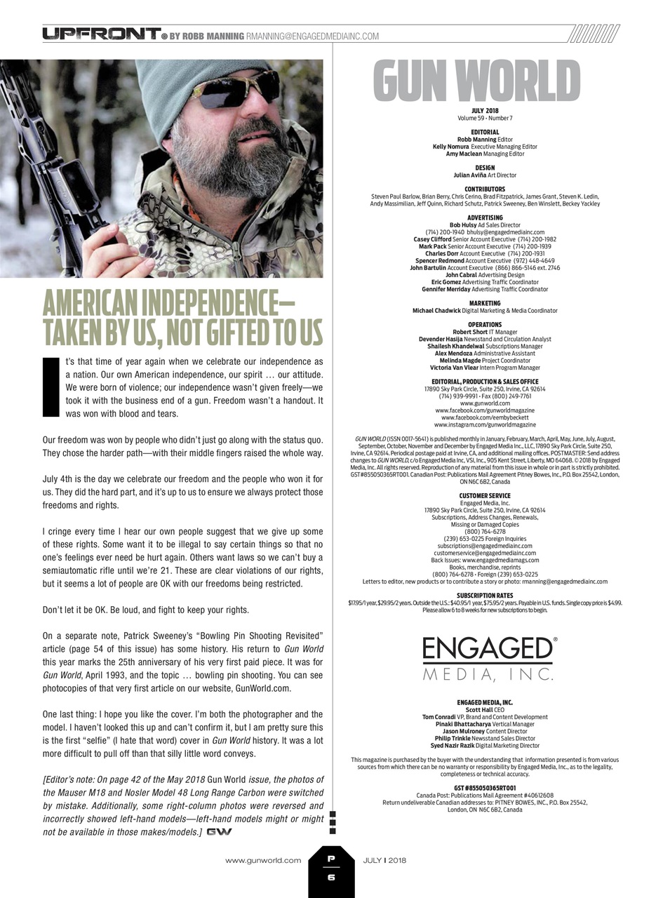 Gun World Preview Pages