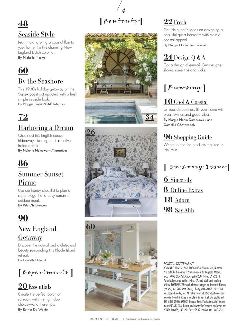 Romantic Homes Preview Pages