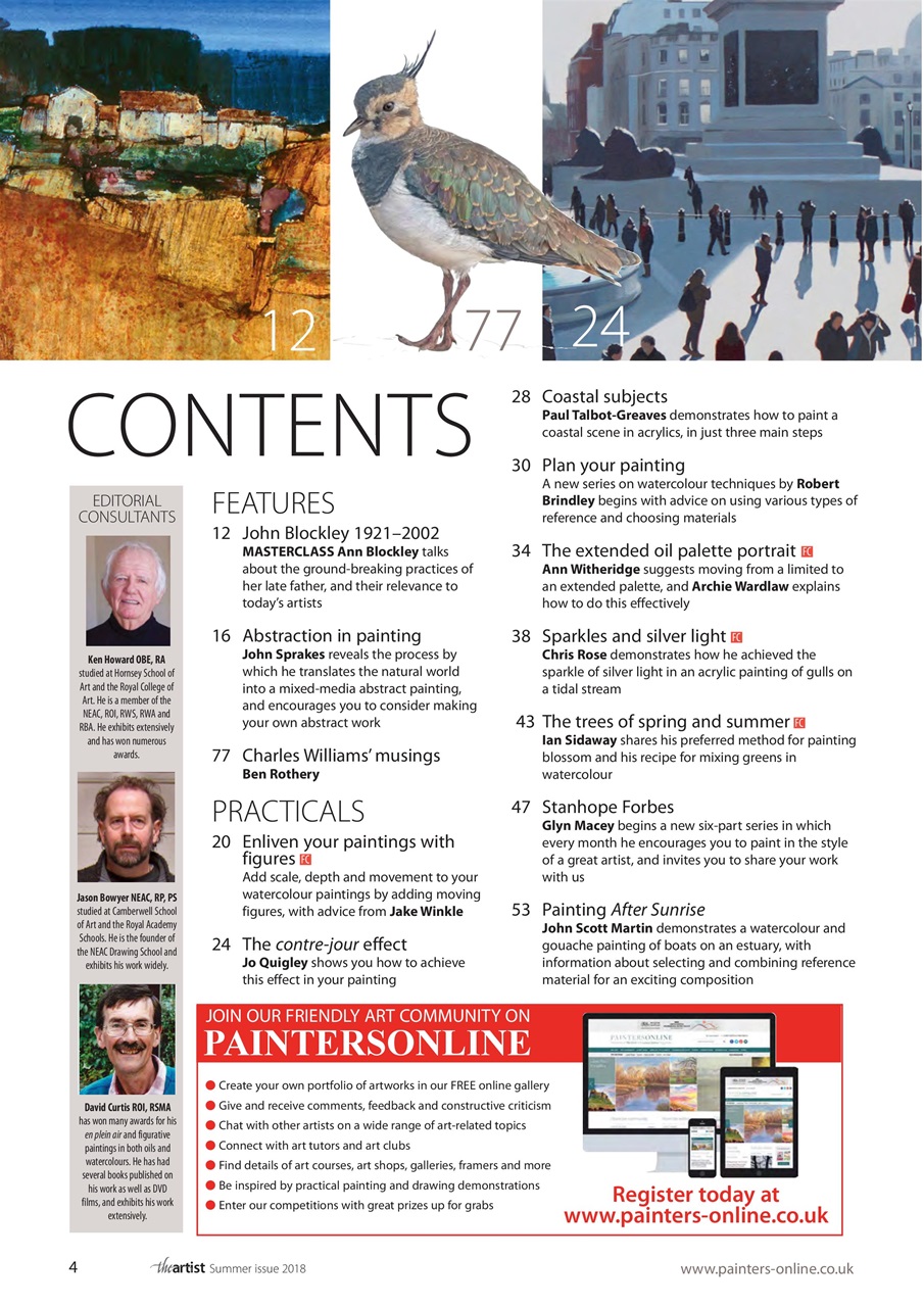 The Artist Preview Pages