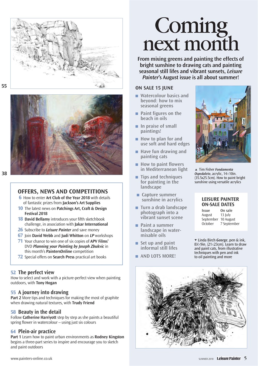 Leisure Painter & The Artist Preview Pages