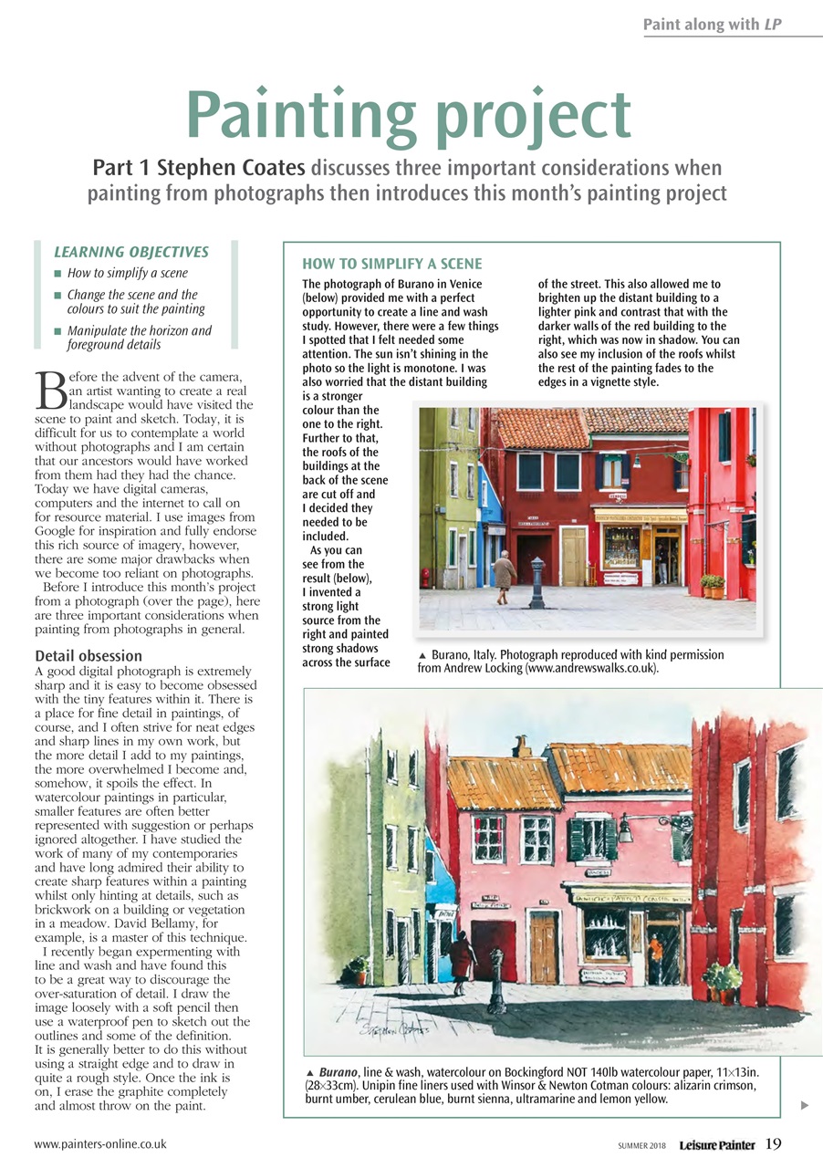 Leisure Painter & The Artist Preview Pages