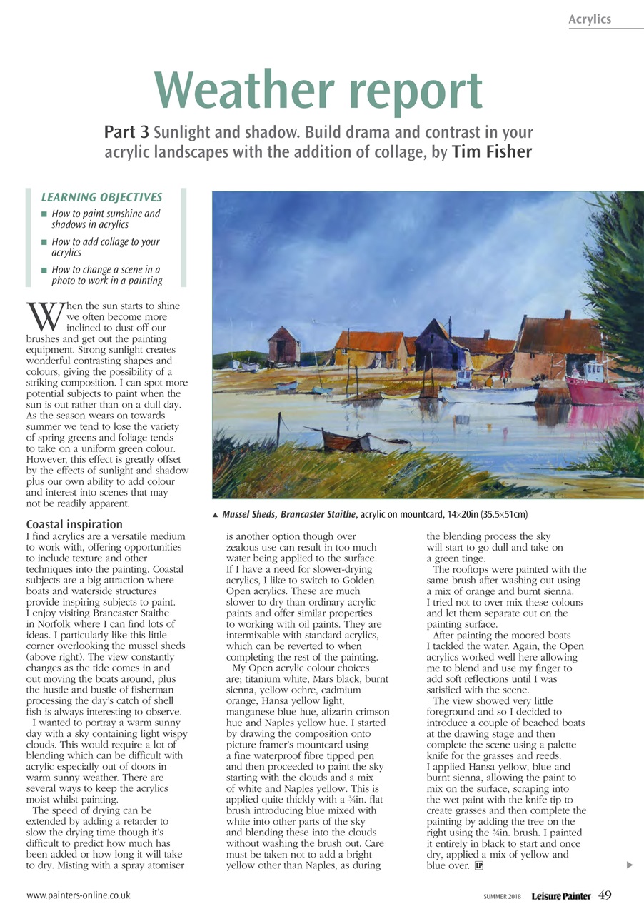 Leisure Painter & The Artist Preview Pages