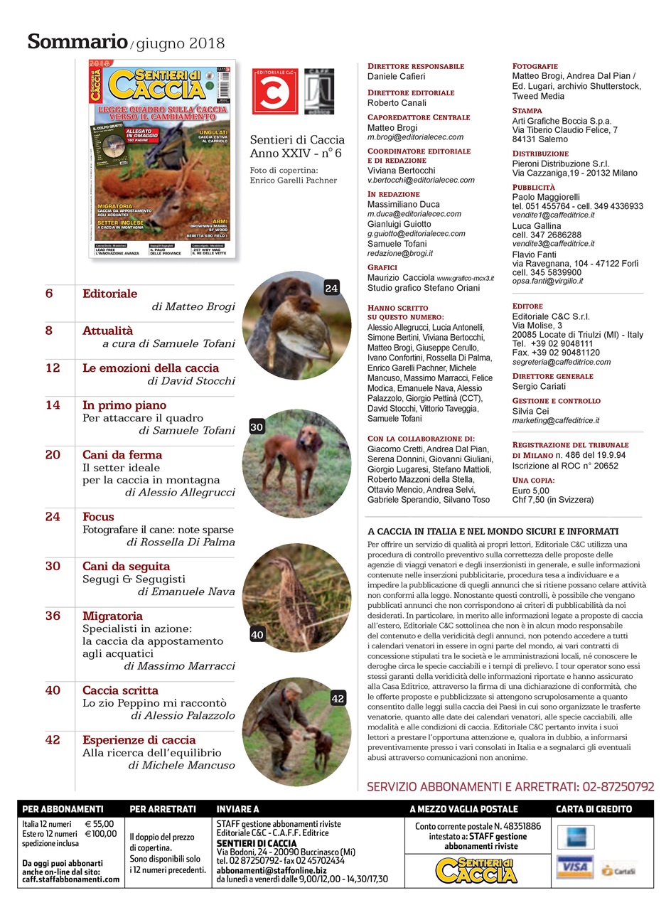 SENTIERI DI CACCIA Preview Pages