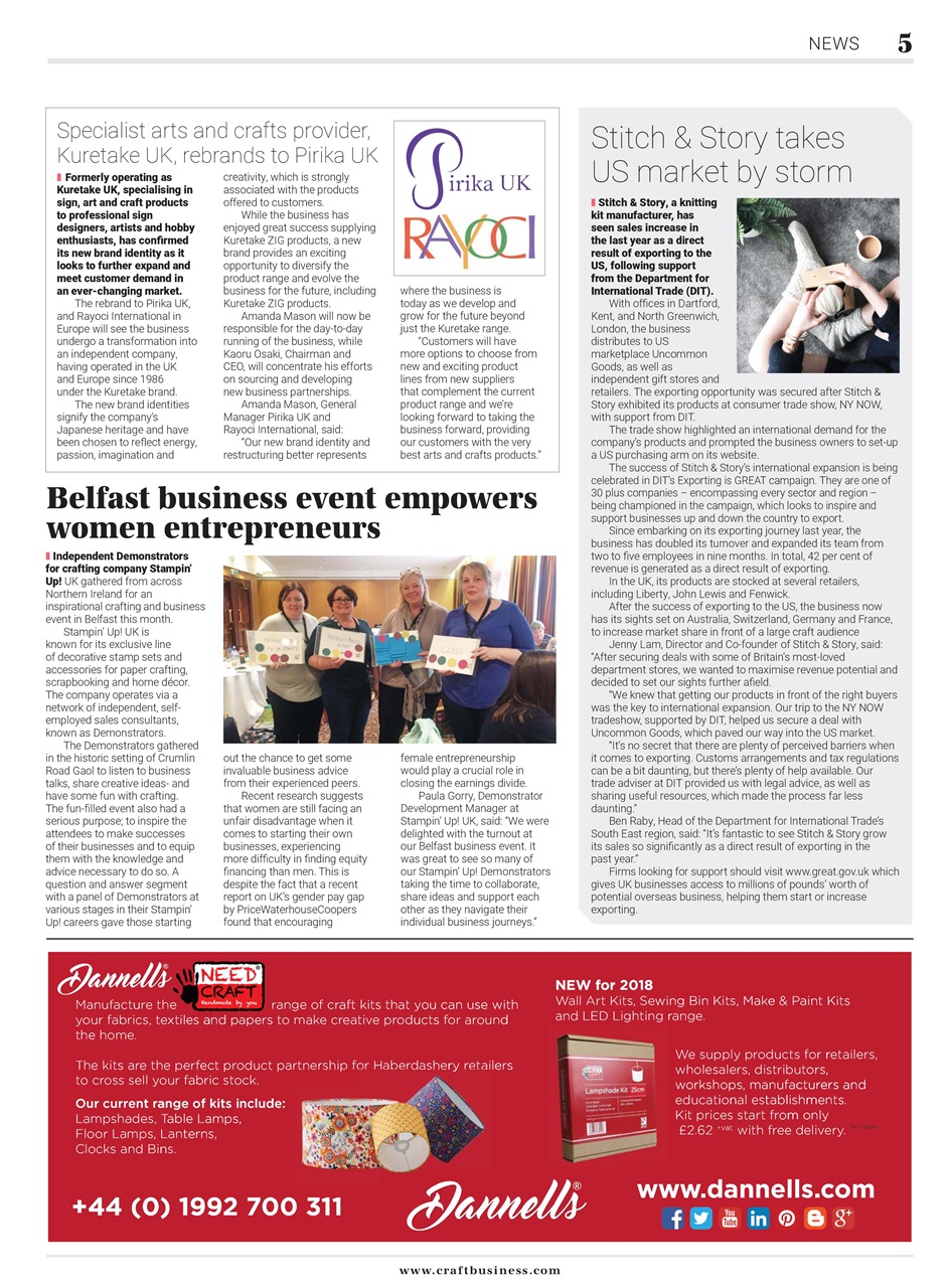 Craft Business Preview Pages