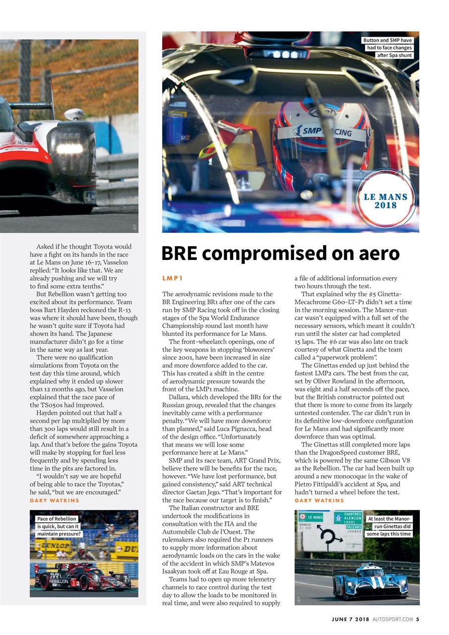 Autosport Preview Pages