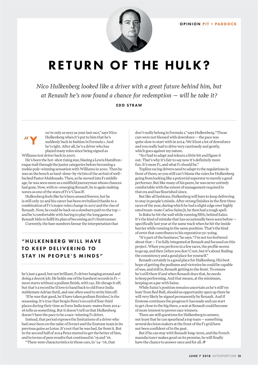 Autosport Preview Pages