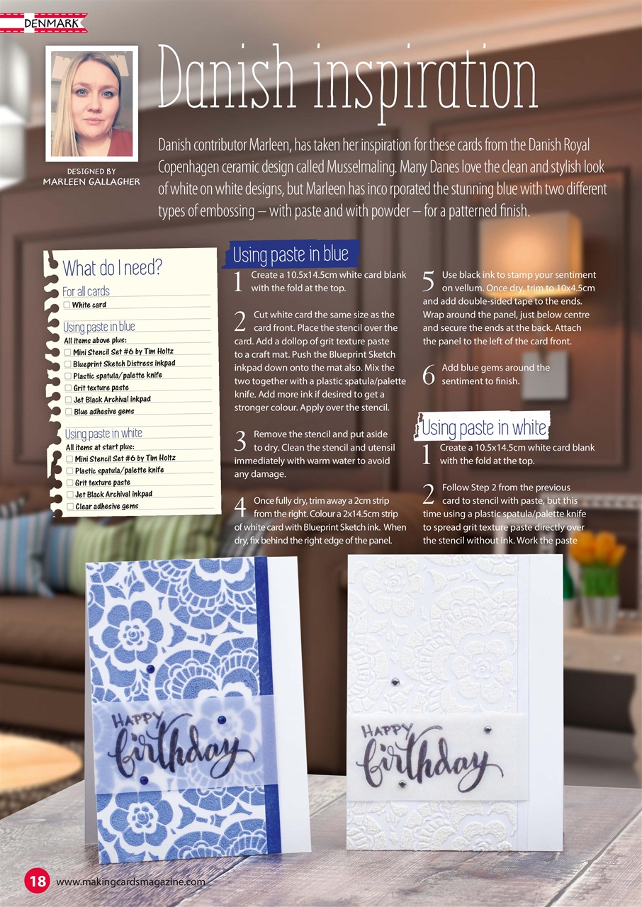 Making Cards & Papercraft Preview Pages