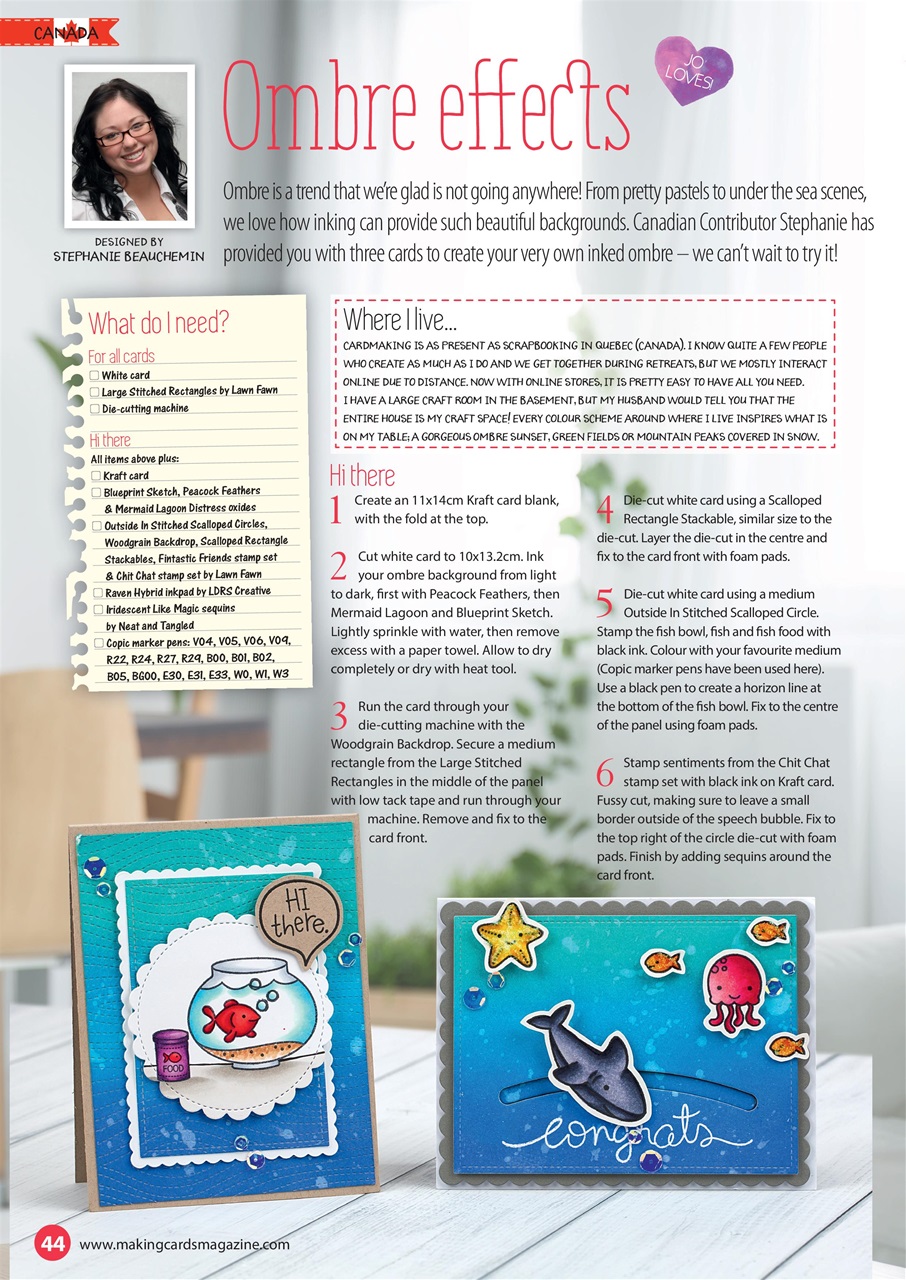 Making Cards & Papercraft Preview Pages