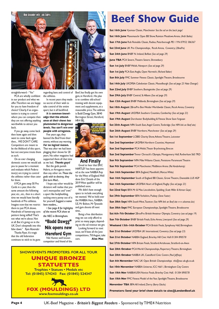 UK Beef Magazine Preview Pages