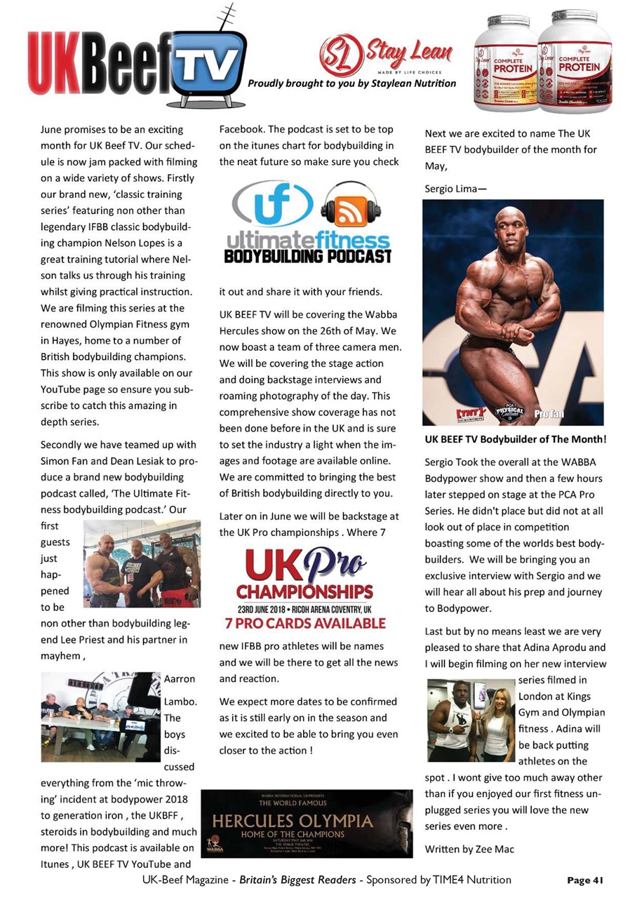 UK Beef Magazine Preview Pages