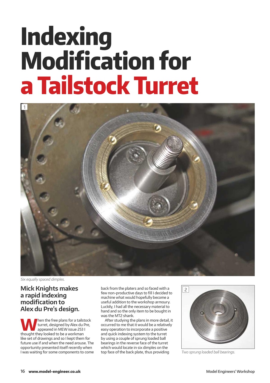 Model Engineer & Workshop Magazine Preview Pages