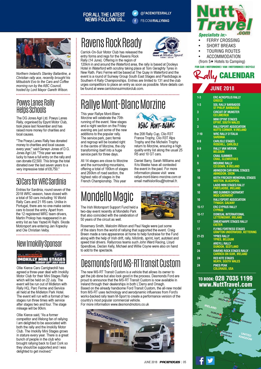 Pacenotes Rally magazine Preview Pages