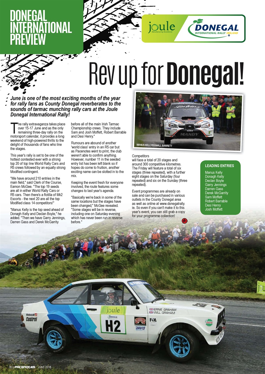 Pacenotes Rally magazine Preview Pages