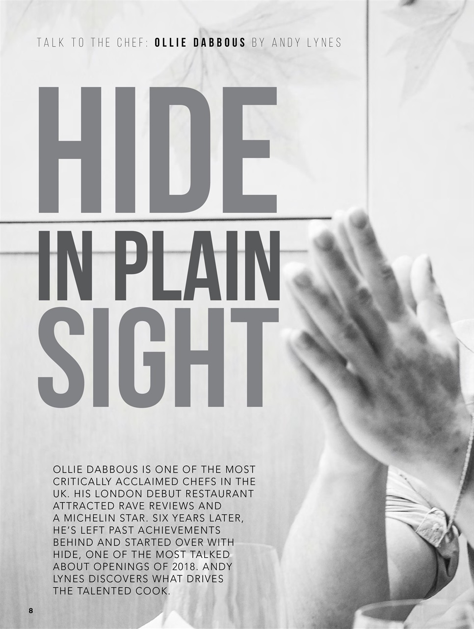 Chef & Restaurant Magazine Preview Pages