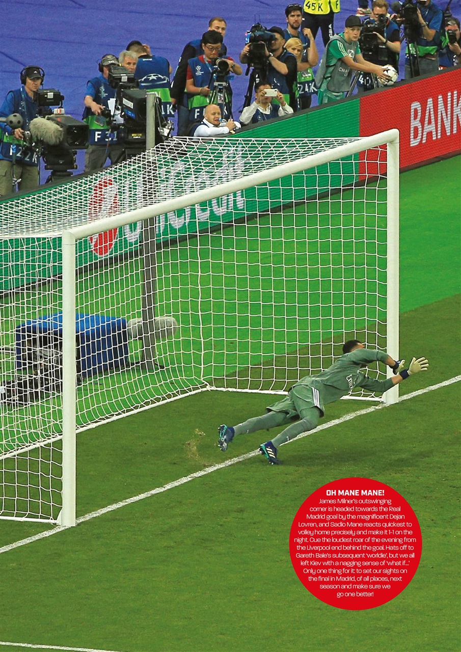 Liverpool FC Magazine Preview Pages